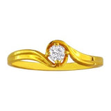 Yellow Gold Diamond Promise Ring