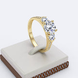 Gold Engagement Ring - 05GG45
