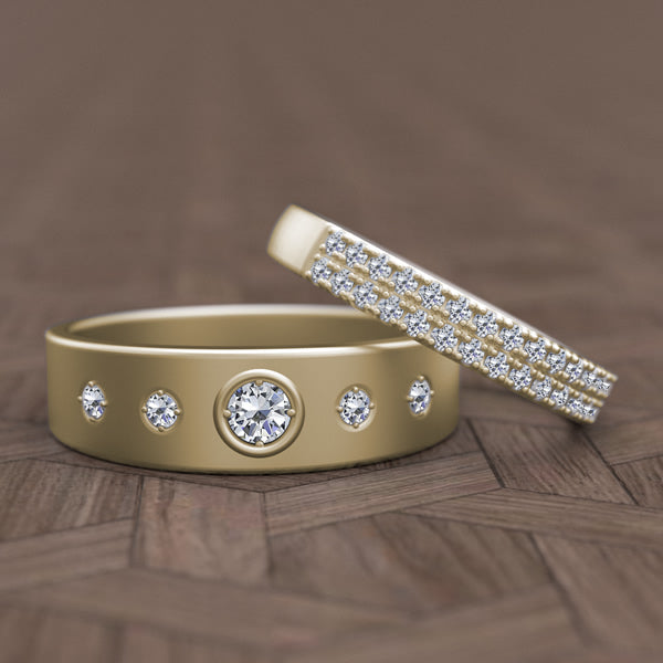 Gold Wedding Bands - 05GG49