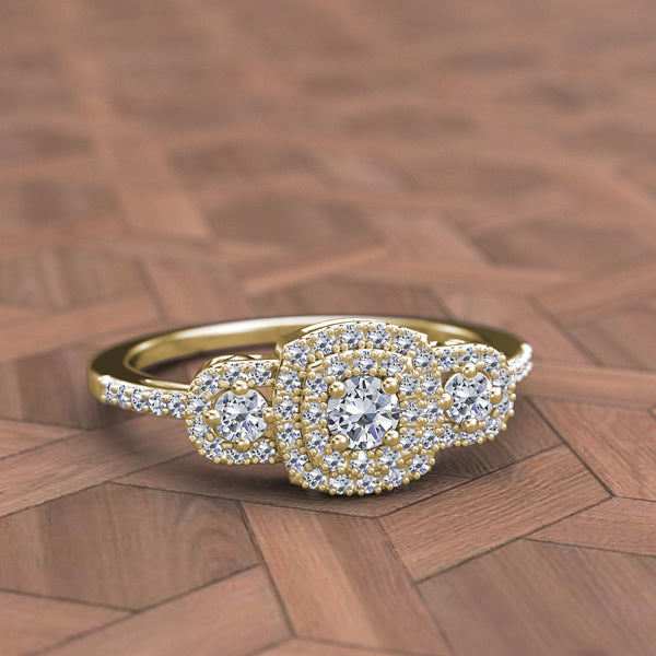 Gold Engagement Ring- 05GG54