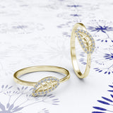 Gold Leaf Promise Ring - 05GG5