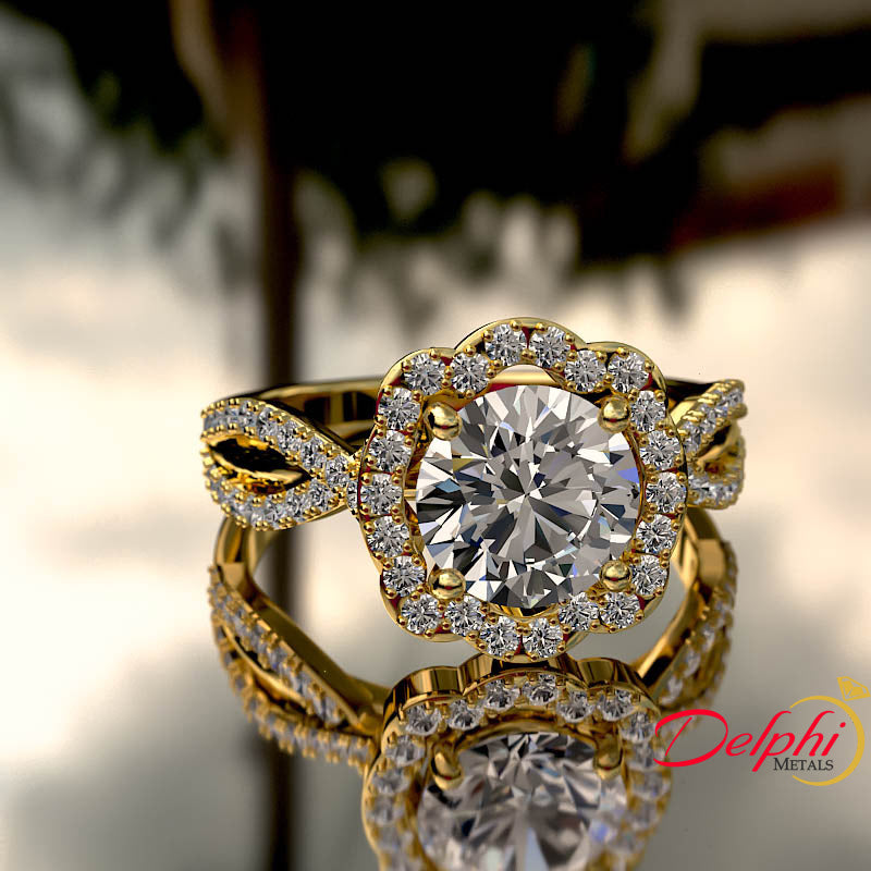 Gold Engagement Ring - 05GG70