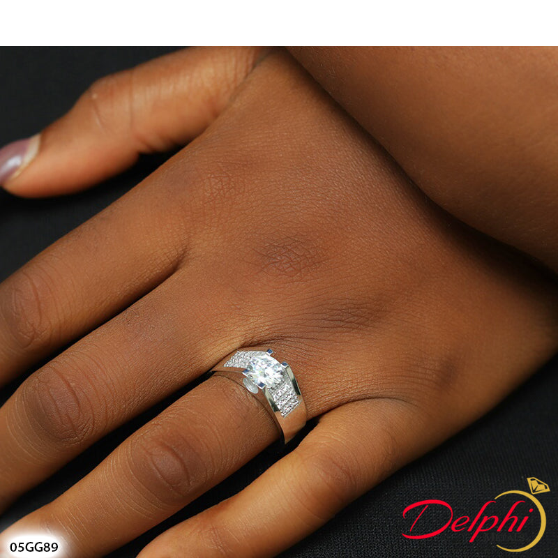 10K GOLD ENGAGEMENT RING - 05GG89V-8