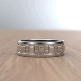 10k White Gold Wedding Band - 05GG90V-9