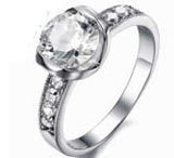 Titanium Engagement Ring - 06AB09