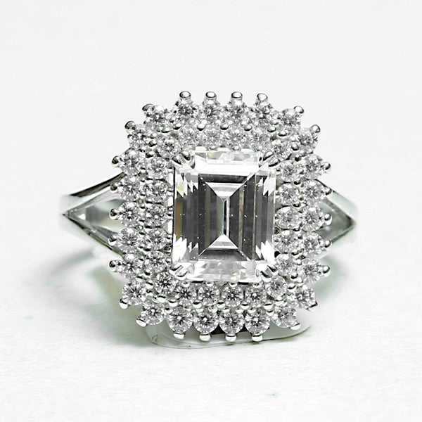 Sterling Silver Engagement Ring - 06AS20