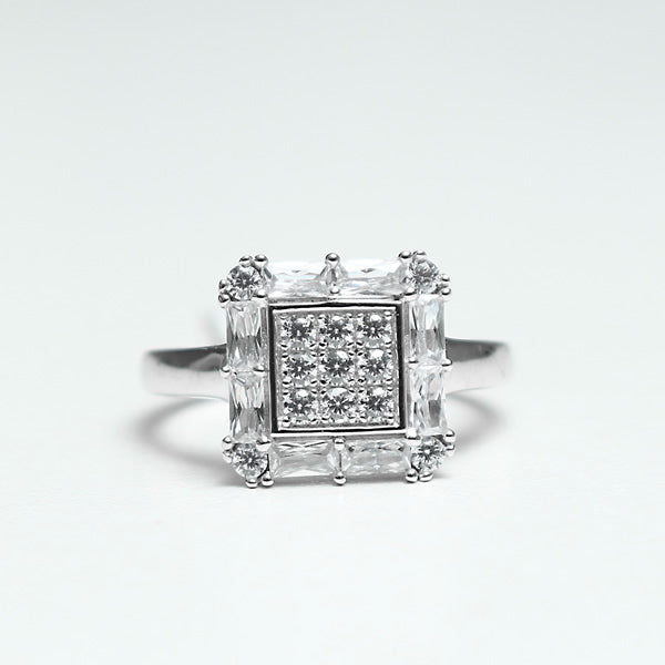 Sterling Silver Engagement Ring - 06AS23