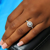 Sterling Silver Engagement Ring - 06AS41