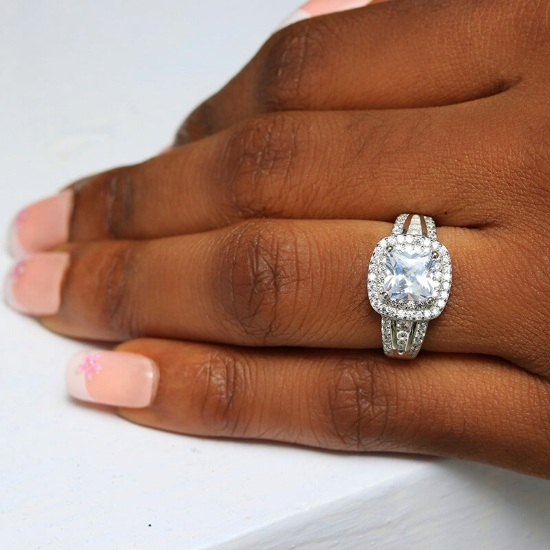 Sterling Silver Engagement Ring - 06AS42