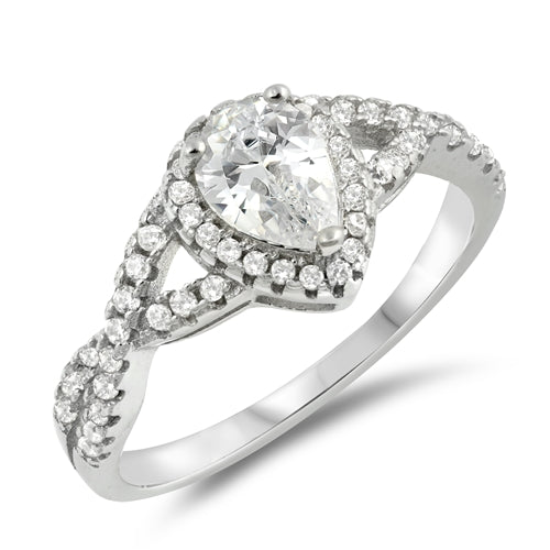 Sterling Silver Engagement Ring - 06AS53