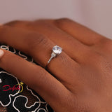 Sterling Silver Engagement Ring - 06AS90