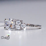 Sterling Silver Engagement Ring - 06AW01
