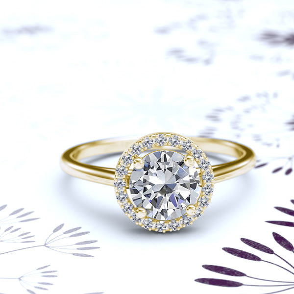 1.1ct Gold Engagement Ring - 06GG05