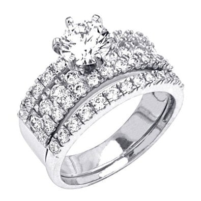 White Gold Bridal Sets
