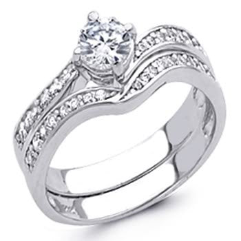 White Gold Bridal Sets