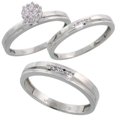 White Gold 3-Piece Trio