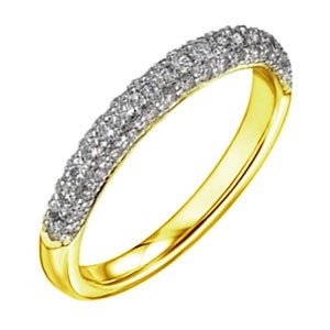 Yellow Gold Wedding Anniversary Ring