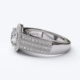 1.87ct Diamond Gold Halo Engagement Ring - 06GG61