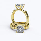 1.6ct Princess Cut Solitaire Gold Engagement Ring - 06GG75