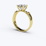 1.6ct Princess Cut Solitaire Gold Engagement Ring - 06GG75