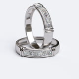 1.8ct Princess Cut Channel Set Wedding Band - 06GG77