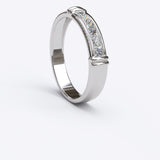 1.8ct Princess Cut Channel Set Wedding Band - 06GG77