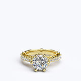 1.9ct Brilliant Cut Diamond Vintage Inspired Gold Engagement Ring - 06GG78
