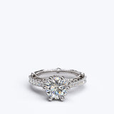 1.9ct Brilliant Cut Diamond Vintage Inspired Gold Engagement Ring - 06GG78
