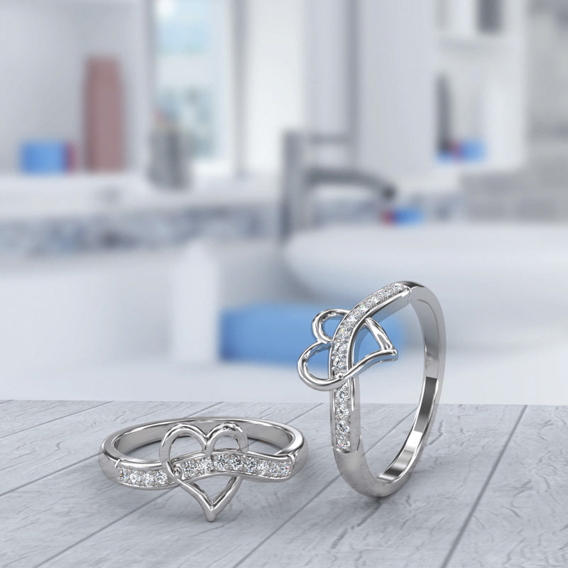 Yellow or White Gold Engagement Ring - 07GG08