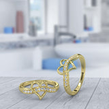 Yellow or White Gold Engagement Ring - 07GG08