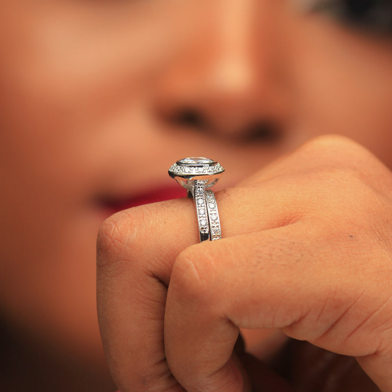 Sterling Silver Bridal Set - 08AS65