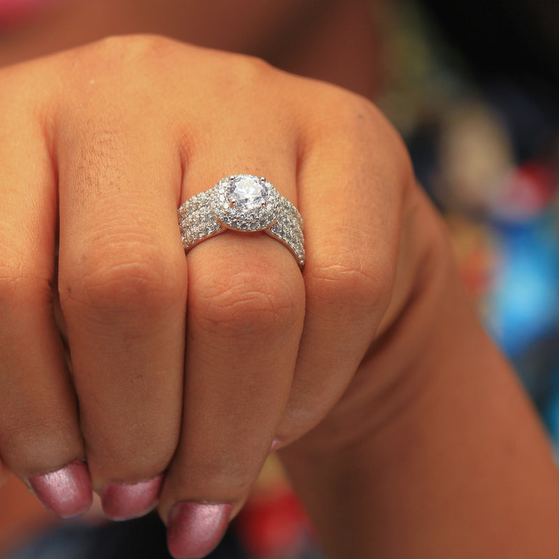 Sterling Silver Trio Bridal Set - 08AS73