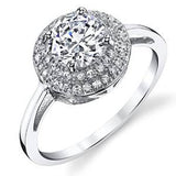 Sterling Silver 925 Engagement Ring - 08AB54