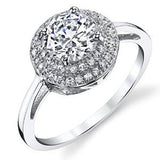 Sterling Silver 925 Engagement Ring - 08AB54
