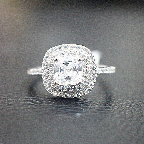 Sterling Silver Engagement Ring - 08AB64