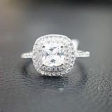 Sterling Silver Engagement Ring - 08AB64