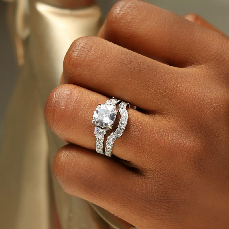 Sterling Silver Bridal Set - 08AS54