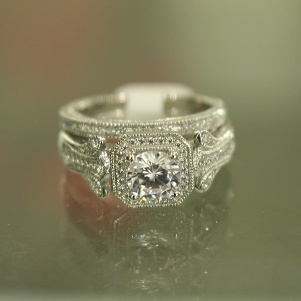 Sterling Silver Bridal Set - 08AS61