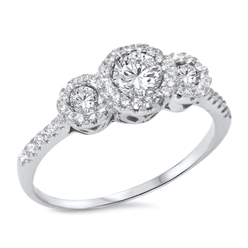 Sterling Silver Engagement Ring - 06AS67