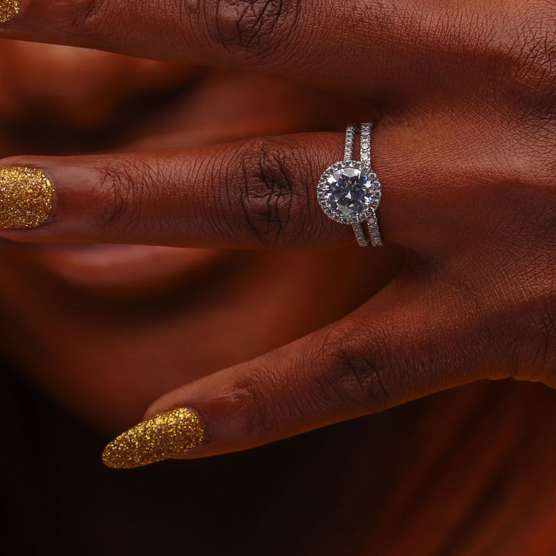 Sterling Silver Bridal Set - 08AS68