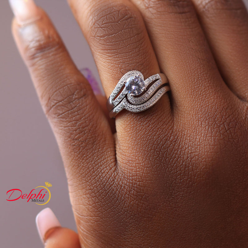 Sterling Silver Bridal Set - 08AS85