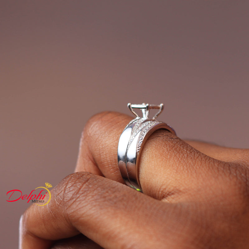 Sterling Silver Bridal Set - 08AS86