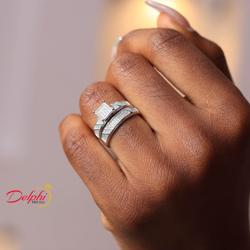 Sterling Silver Bridal Set - 08AS87