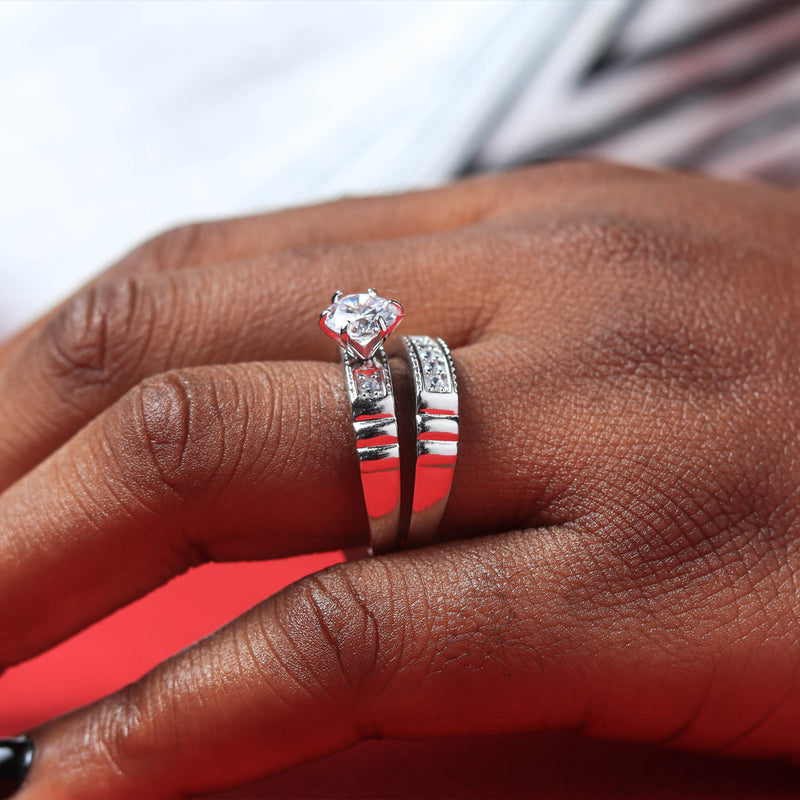 Sterling Silver Bridal Set - 08AS88