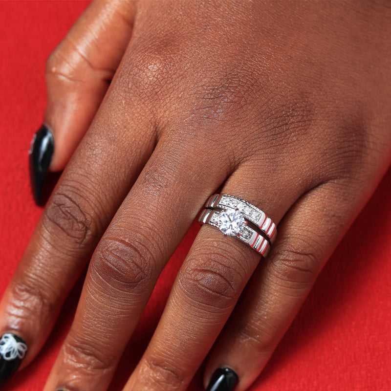 Sterling Silver Bridal Set - 08AS88