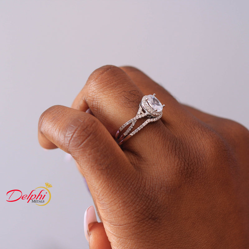 Sterling Silver Bridal Set - 08AS89