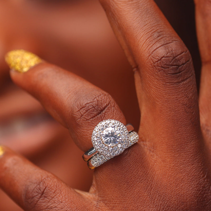 Sterling Silver Bridal Set - 08AS90