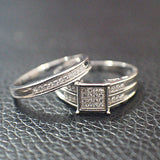 Sterling Silver Bridal Set - 09AB14