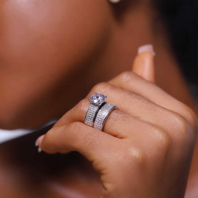 Sterling Silver Bridal Set - 09AS15