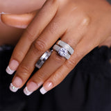 Sterling Silver Bridal Set - 09AS15